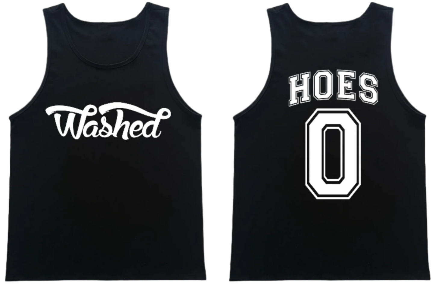 "0 Hoes" Tank Top (Black)