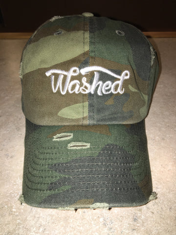 "Washed" Camo Dad Hat