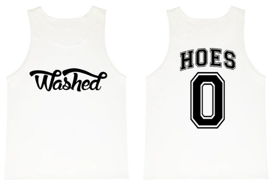 Washed "0 Hoes" Tank Top