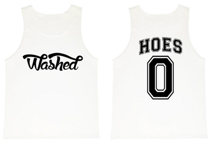 Washed "0 Hoes" Tank Top