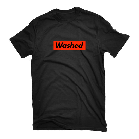 Supreme Black "Washed" Tee