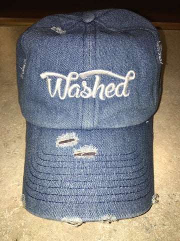 "Washed" Denim Dad Hat