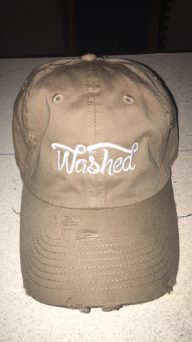 "Washed" Dad Hat Tan