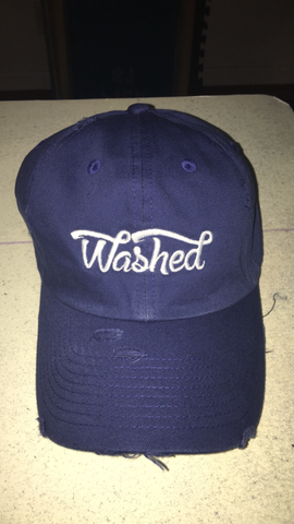 "Washed" Dad Hat Navy