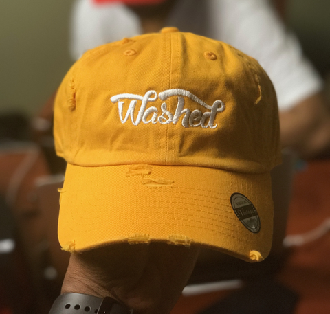 "Washed" Dad Hat Yellow